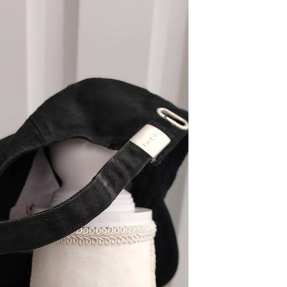 Bebe Hat Cap Y2K Embroidered Hearts One Size - Picture 5 of 5